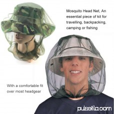 Sunhat Midge Mosquito Insect Hat Bug Mesh Head Net Face Protector Travel Camping